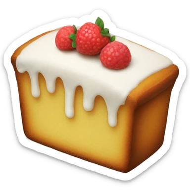 Pound cake sticker