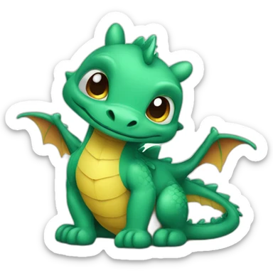 cute dragon sticker