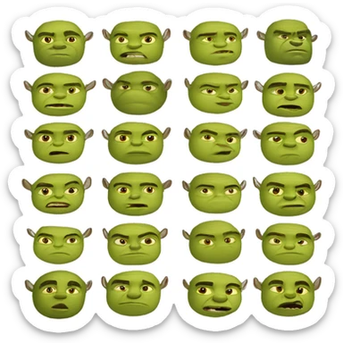 shrek shrek shrek sticker