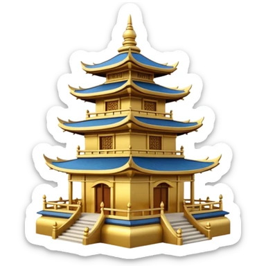 Pagoda sticker