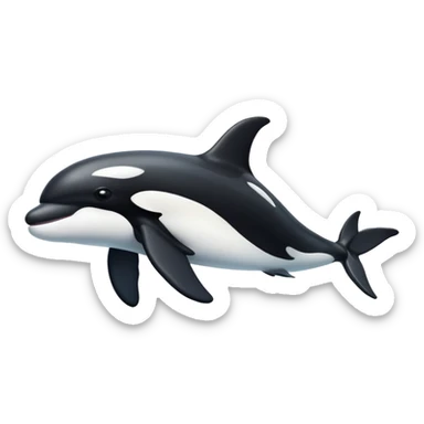 killer whale sticker