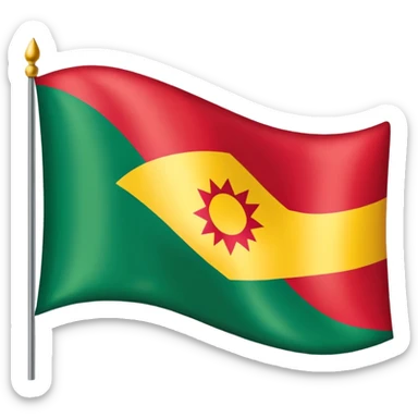 Create a Kurdistan flag  sticker