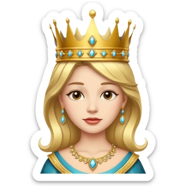 beautiful queen sticker