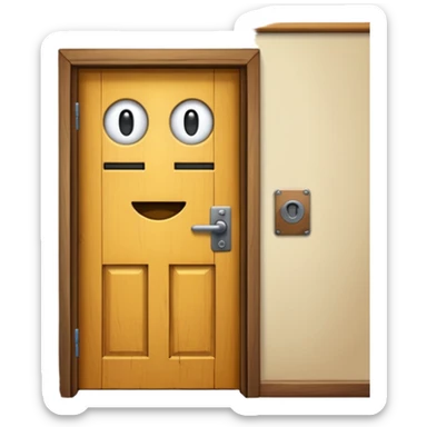 door in school sticker