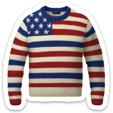 ralph lauren american flag sweater sticker