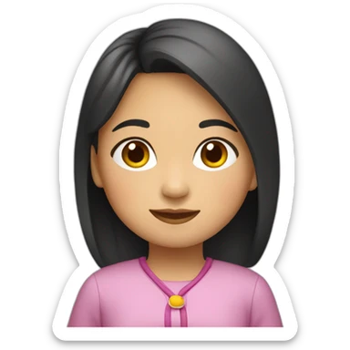 chinita niña sticker