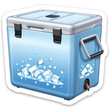 Ice cooler sticker