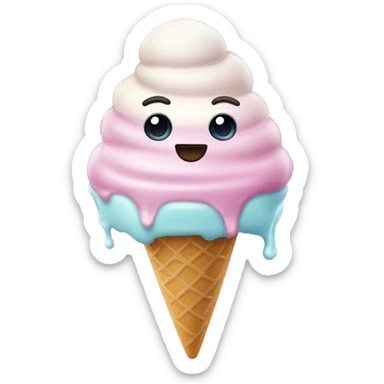 Ice cream sticker