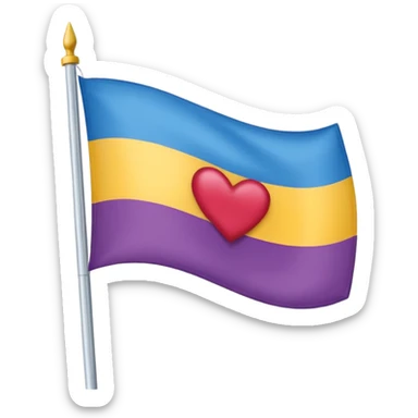Bandeira héterossexual sticker