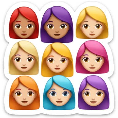 Stickers de chicas  sticker