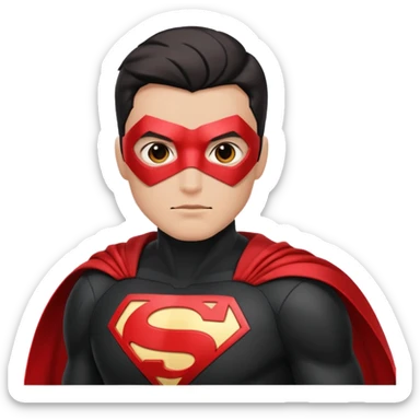 crea un super heroe cuyo don es leer rapido sticker