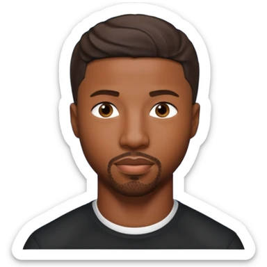 michael b jordan face sticker