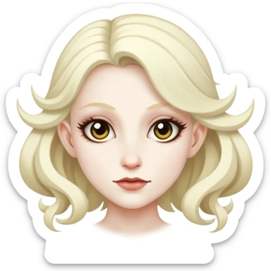 Mid thirties shadow fae sticker