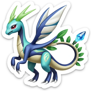 Meloetta-Zygarde-Cresselia-Palkia-Dialga-Electrike-Fakémon-fusion, full body sticker