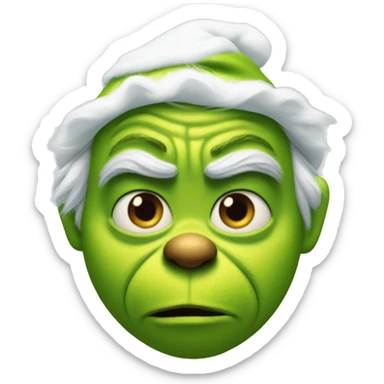 That feeling when knee surgeries tomorrow, The Grinch sticker