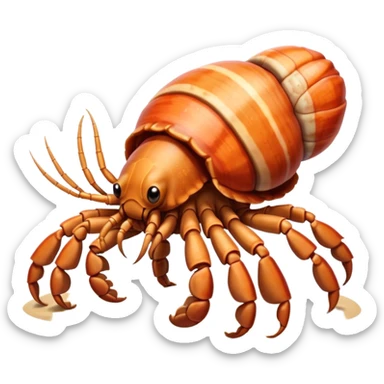 Hermit Crab sticker