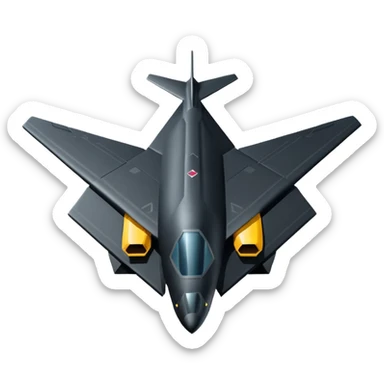 stealth bomber sticker