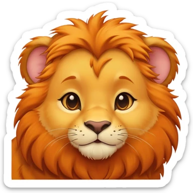 Simba from The Lion King sticker