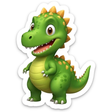 Dinosaure qui pète  sticker