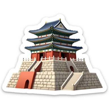 South Korea 
Gyeongbokgung Palace castle sticker