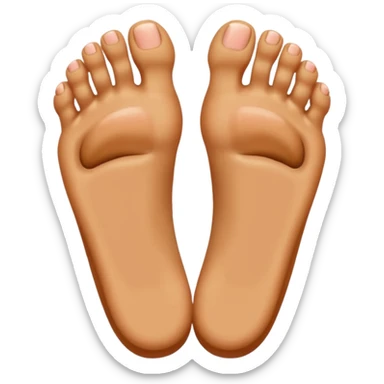 Toe flipping the middle toe sticker