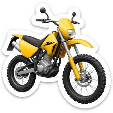 enduro bike sticker