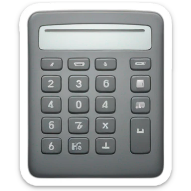 calculator sticker