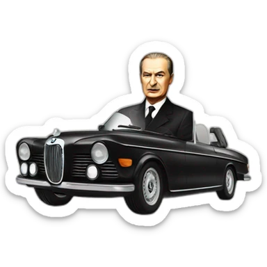 Ataturk in a BMW sticker