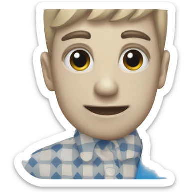 Blue verified checkma sticker