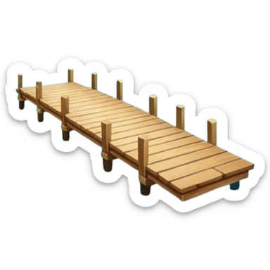 lagoon with dock sticker