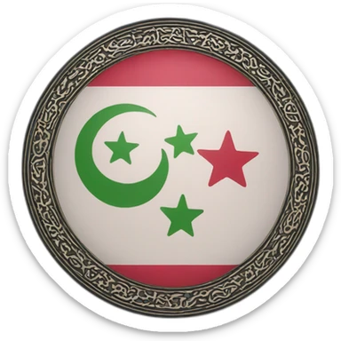 Islamic flag sticker