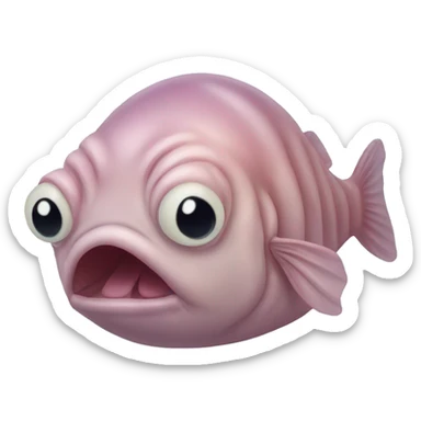 Blob fish sticker