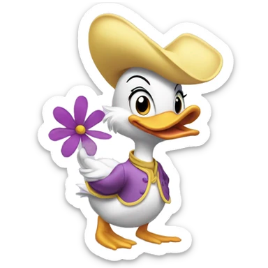 daisy duck sticker