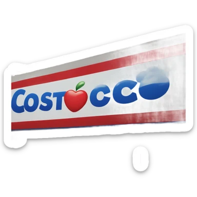 costco sign sticker