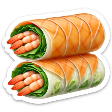 Shrimp Rice Roll sticker