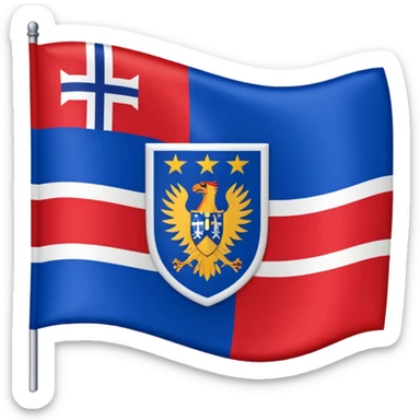 quero uma bandeira da bahia no brasil , a bandeira oficial sticker
