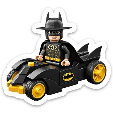 Lego Zorro Batman driver  sticker