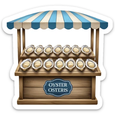 oyster stand sticker