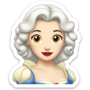 Blanche neige sticker