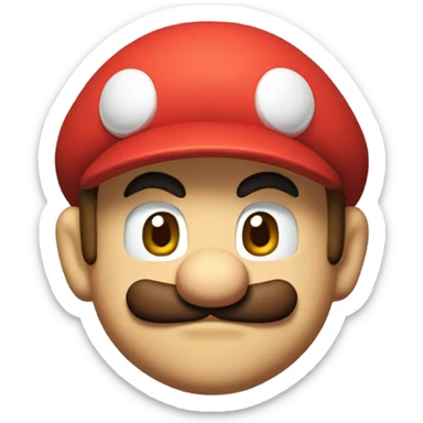Mario Mario Mario sticker