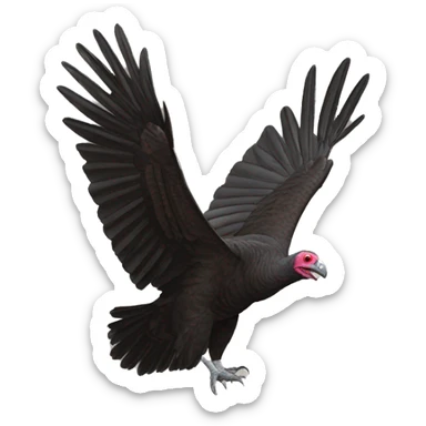 Turkey vulture sticker
