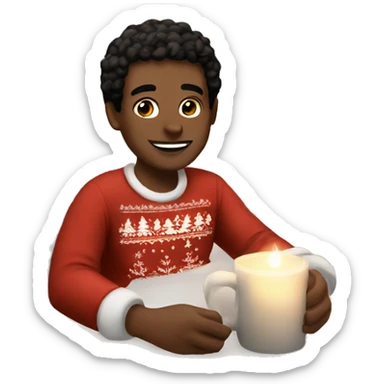 Cozy Christmas vibes  sticker