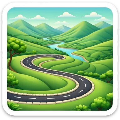 scenic drive sticker