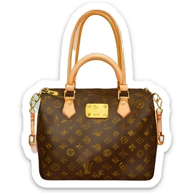 Louis Vuitton bag colorful sticker