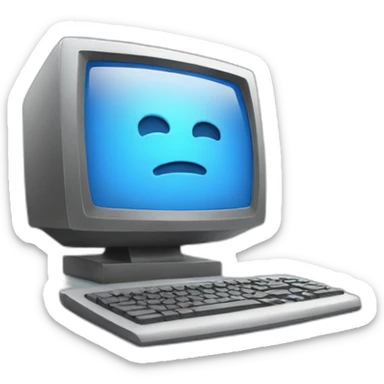 computer with dev code on screen sticker