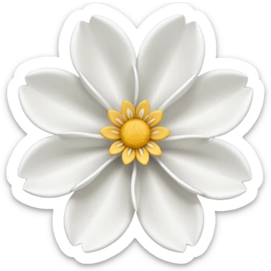 flor de papel sticker