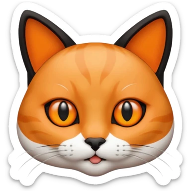 frame, painting, Mona Lisa, cat face sticker