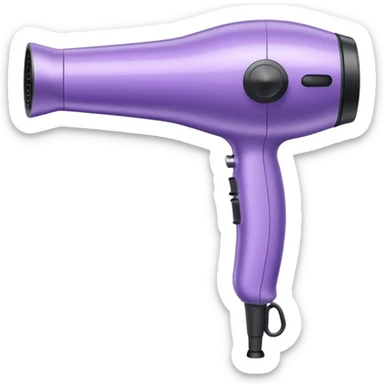 light violet elegant blow dryer sticker