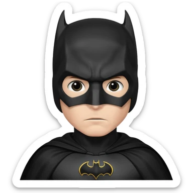 christian bale batman sticker