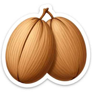 Almond sticker